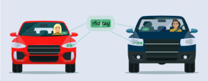 rfid tag on vehicle